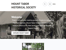 Tablet Screenshot of mounttabornj.org